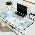 Daydream Daisies in a Soft Pastel Purple Haze Desk Mat Gallery Image 2