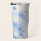 Daydream Daisies in a Soft Pastel Purple Haze Travel Mug Gallery Image 3