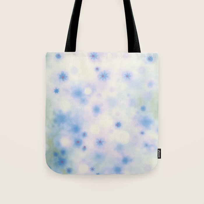Daydream Daisies in a Soft Pastel Purple Haze Tote Bag Gallery Image 1