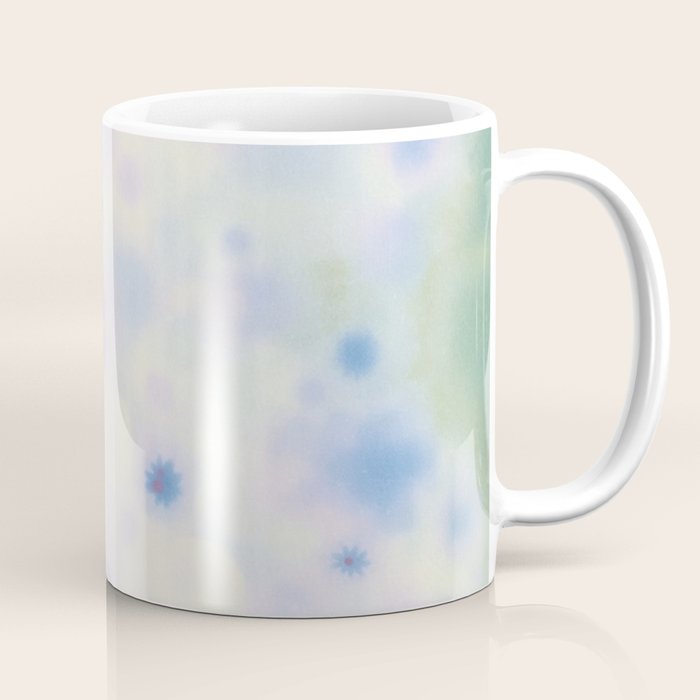 Daydream Daisies in a Soft Pastel Purple Haze Coffee Mug Gallery Image 1