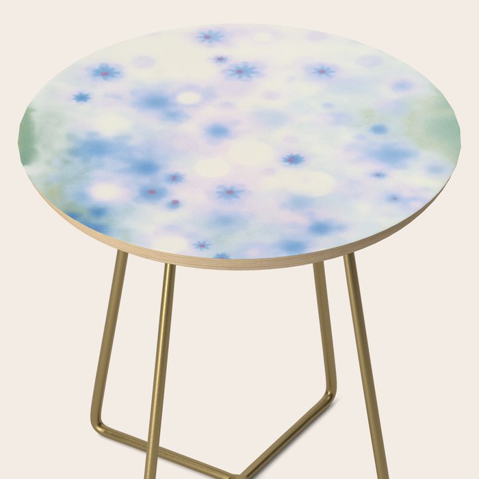 Daydream Daisies in a Soft Pastel Purple Haze Side Table Gallery Image 2