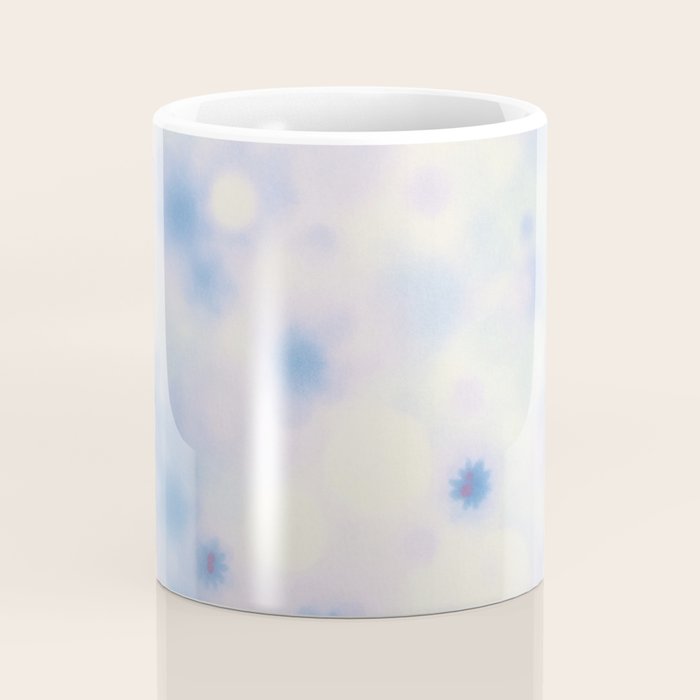 Daydream Daisies in a Soft Pastel Purple Haze Coffee Mug Gallery Image 4