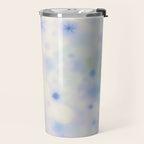 Daydream Daisies in a Soft Pastel Purple Haze Travel Mug Gallery Image 2