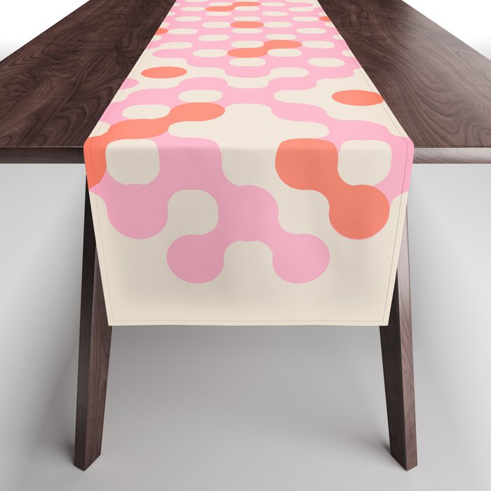 Circles: PATTERN 01 | The Peach Edition Table Runner Gallery Image 1