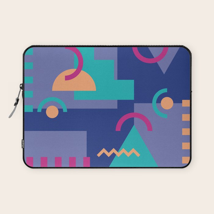 Memphis pattern 81 - 80s / 90s Retro Laptop Sleeve Gallery Image 1