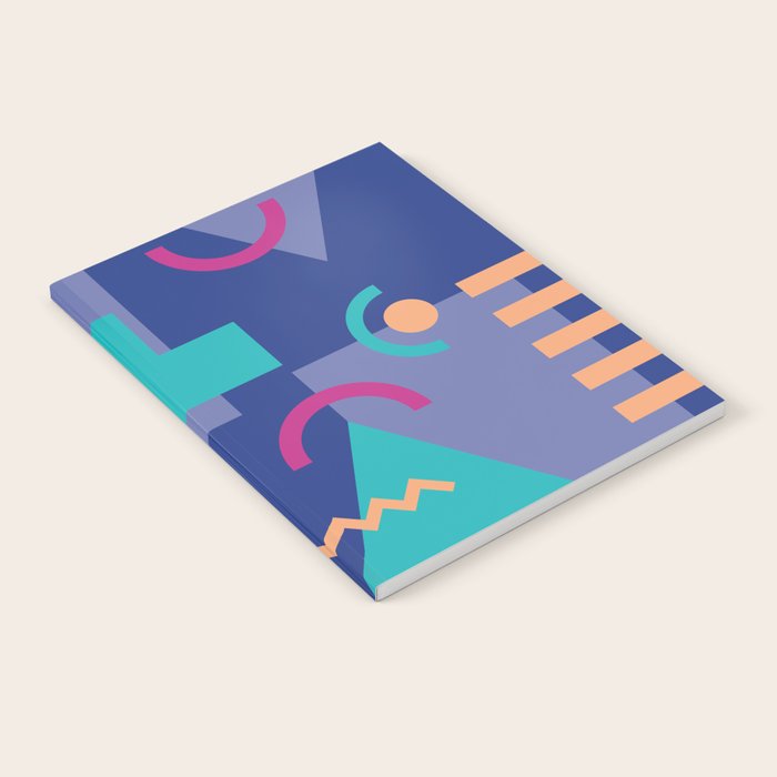 Memphis pattern 81 - 80s / 90s Retro Notebook Gallery Image 2