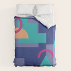 Memphis pattern 81 - 80s / 90s Retro Duvet Cover Gallery Image 6