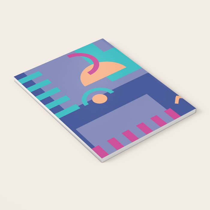Memphis pattern 81 - 80s / 90s Retro Notebook Gallery Image 3