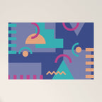 Memphis pattern 81 - 80s / 90s Retro Welcome Mat Gallery Image 1