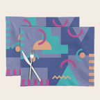Memphis pattern 81 - 80s / 90s Retro Placemat Gallery Image 1
