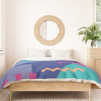 Memphis pattern 81 - 80s / 90s Retro Duvet Cover Gallery Image 3