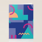 Memphis pattern 81 - 80s / 90s Retro Stationery Card Gallery Image 2