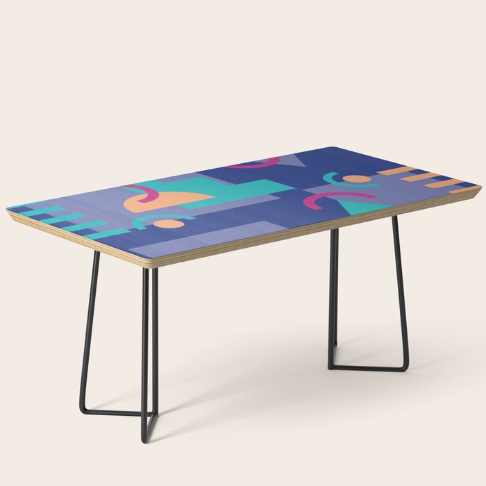 Memphis pattern 81 - 80s / 90s Retro Coffee Table Gallery Image 1
