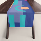 Memphis pattern 81 - 80s / 90s Retro Table Runner Gallery Image 1