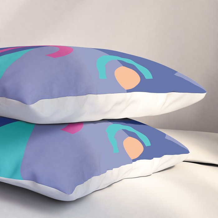 Memphis pattern 81 - 80s / 90s Retro Pillow Sham Gallery Image 3