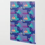 Memphis pattern 81 - 80s / 90s Retro Wallpaper Gallery Image 2