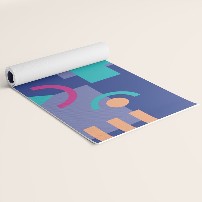 Memphis pattern 81 - 80s / 90s Retro Yoga Mat Gallery Image 2