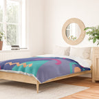 Memphis pattern 81 - 80s / 90s Retro Duvet Cover Gallery Image 2