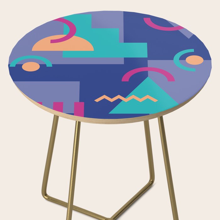 Memphis pattern 81 - 80s / 90s Retro Side Table Gallery Image 2