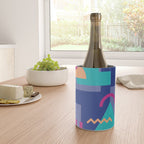 Memphis pattern 81 - 80s / 90s Retro Wine Chiller Gallery Image 4