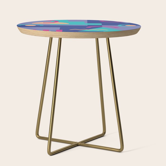 Memphis pattern 81 - 80s / 90s Retro Side Table Gallery Image 1