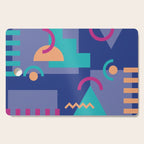 Memphis pattern 81 - 80s / 90s Retro Cutting Board Gallery Image 1