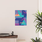 Memphis pattern 81 - 80s / 90s Retro Poster Gallery Image 2