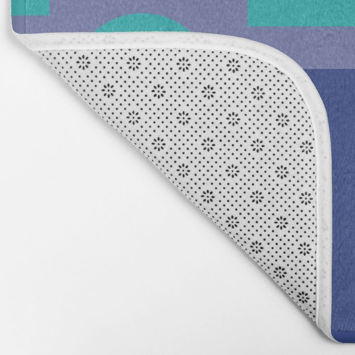 Memphis pattern 81 - 80s / 90s Retro Bath Mat Gallery Image 2
