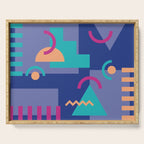 Memphis pattern 81 - 80s / 90s Retro Serving Tray Gallery Image 1