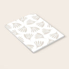 Wispy Leaves Neutral Contemporary Abstract Botanical Pattern Notebook Gallery Image 3