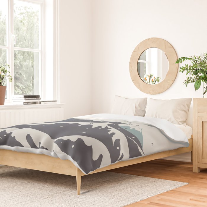 Cat Landscape 55C Duvet Cover Gallery Image 2