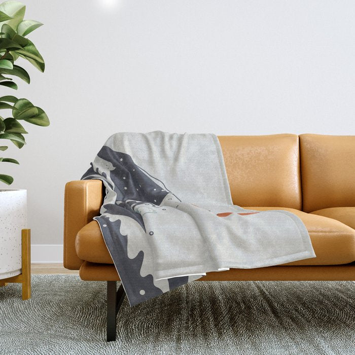 Cat Landscape 55C Throw Blanket Gallery Image 1
