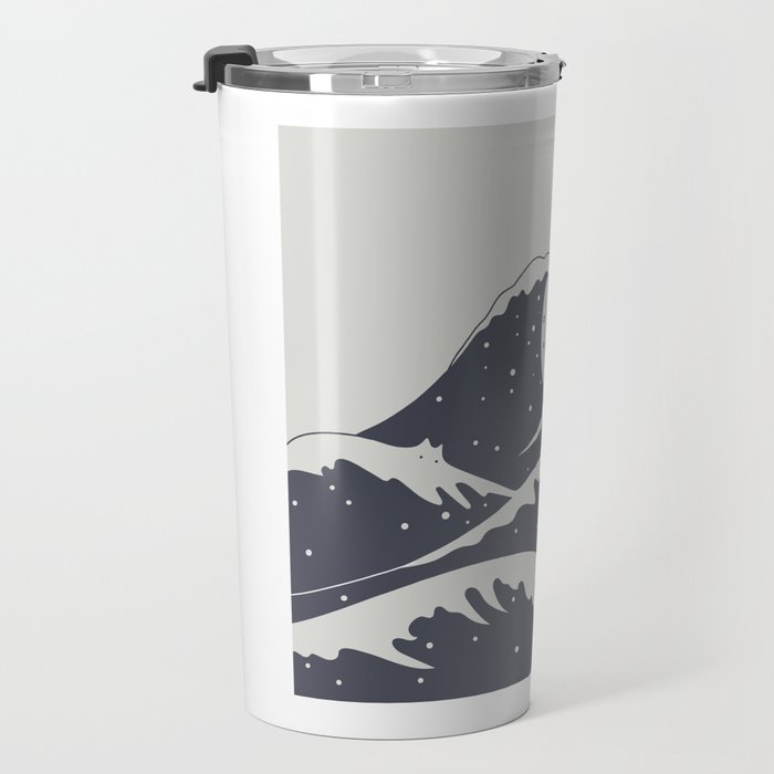 Cat Landscape 55C Travel Mug Gallery Image 3