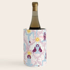Feel the Cosmic Yoga Balance pink Wine Chiller Gallery Image 2