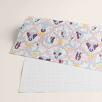 Feel the Cosmic Yoga Balance pink Wrapping Paper Gallery Image 2