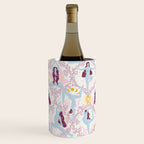 Feel the Cosmic Yoga Balance pink Wine Chiller Gallery Image 1