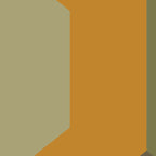 Geometric Retro Color Block Art in Earthy Tones Coffee Mug Gallery Image 2