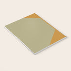 Geometric Retro Color Block Art in Earthy Tones Notebook Gallery Image 3