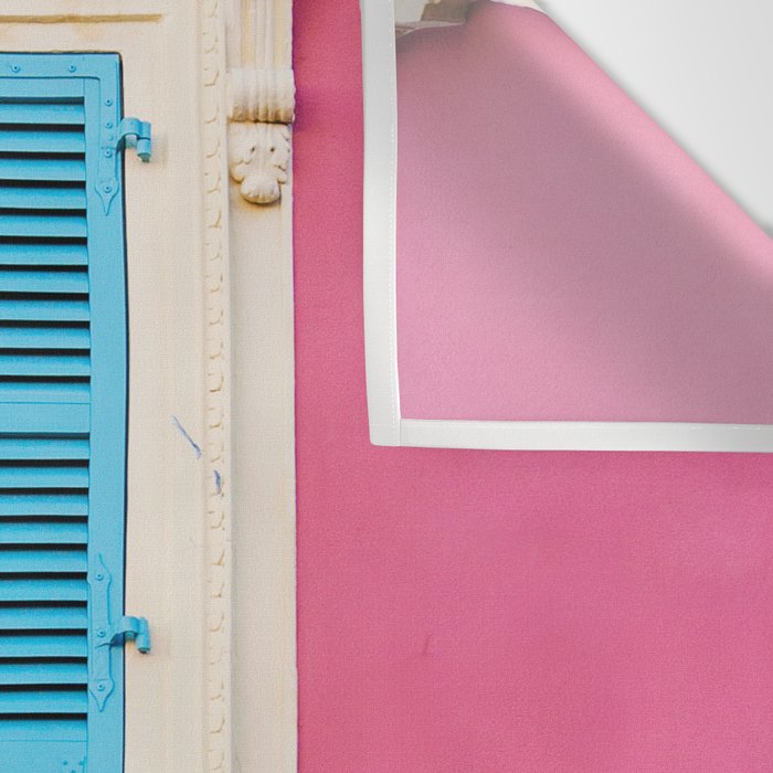 Window in Nice, France - Architecture, Travel Photography Wall Tapestry Gallery Image 3