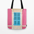 Window in Nice, France - Architecture, Travel Photography Tote Bag Gallery Image 1
