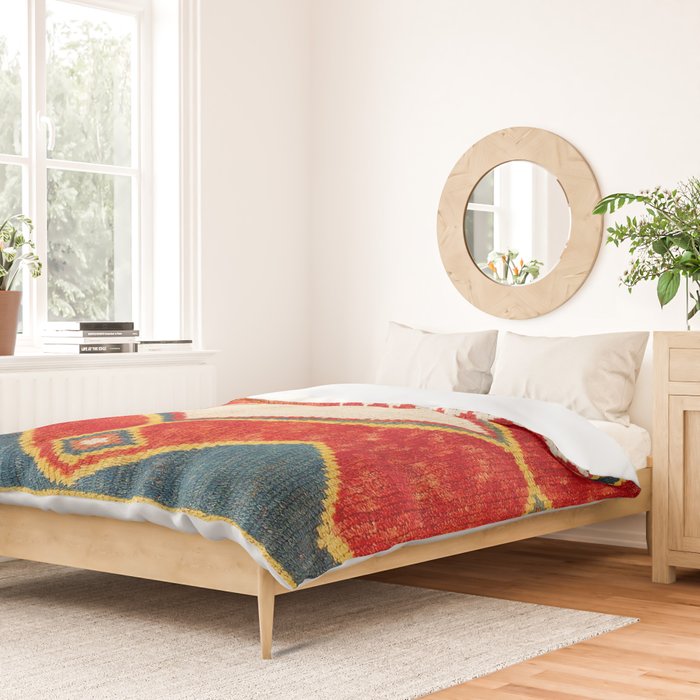 Qashqaâi Gabbeh Fars Southwest Persian Rug Print Duvet Cover Gallery Image 2