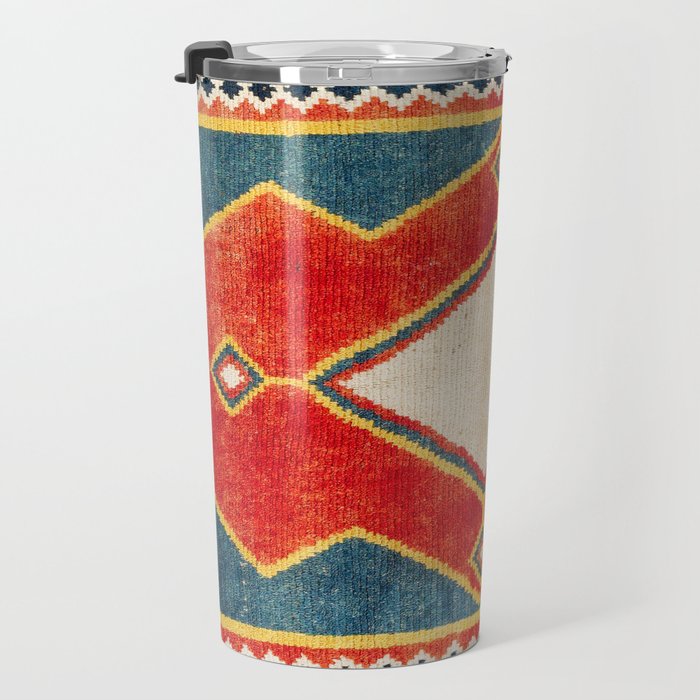 Qashqaâi Gabbeh Fars Southwest Persian Rug Print Travel Mug Gallery Image 3
