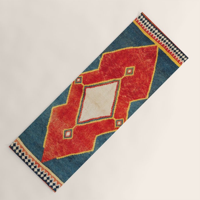 Qashqaâi Gabbeh Fars Southwest Persian Rug Print Yoga Mat Gallery Image 1