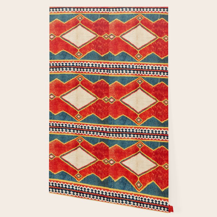 Qashqaâi Gabbeh Fars Southwest Persian Rug Print Wallpaper Gallery Image 2