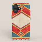Qashqaâi Gabbeh Fars Southwest Persian Rug Print iPhone Case Gallery Image 1