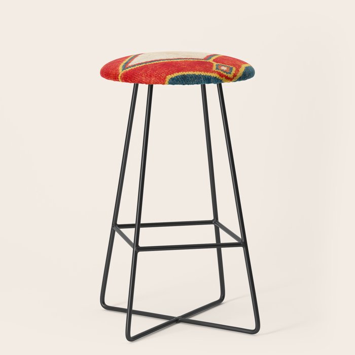 Qashqaâi Gabbeh Fars Southwest Persian Rug Print Stool Gallery Image 1