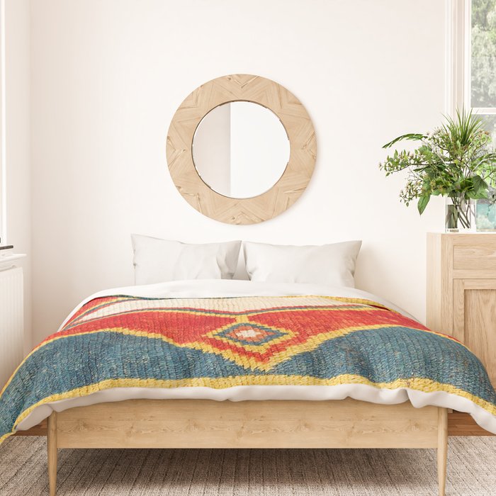 Qashqaâi Gabbeh Fars Southwest Persian Rug Print Duvet Cover Gallery Image 3