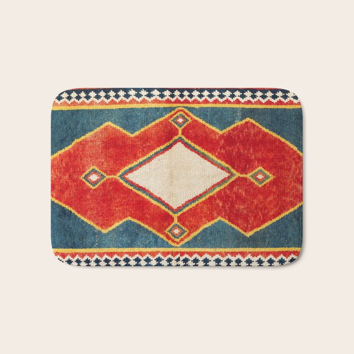 Qashqaâi Gabbeh Fars Southwest Persian Rug Print Bath Mat Gallery Image 1