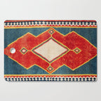Qashqaâi Gabbeh Fars Southwest Persian Rug Print Cutting Board Gallery Image 1
