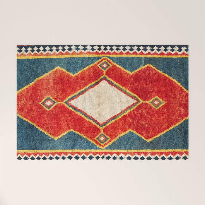 Qashqaâi Gabbeh Fars Southwest Persian Rug Print Welcome Mat Gallery Image 1